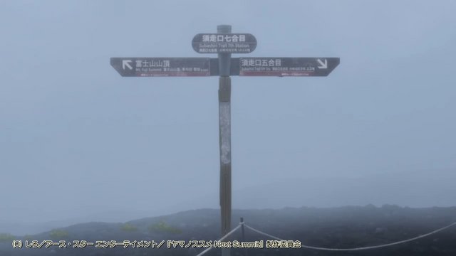 Arm-type Signpost at Subashiri Trail 7th Station